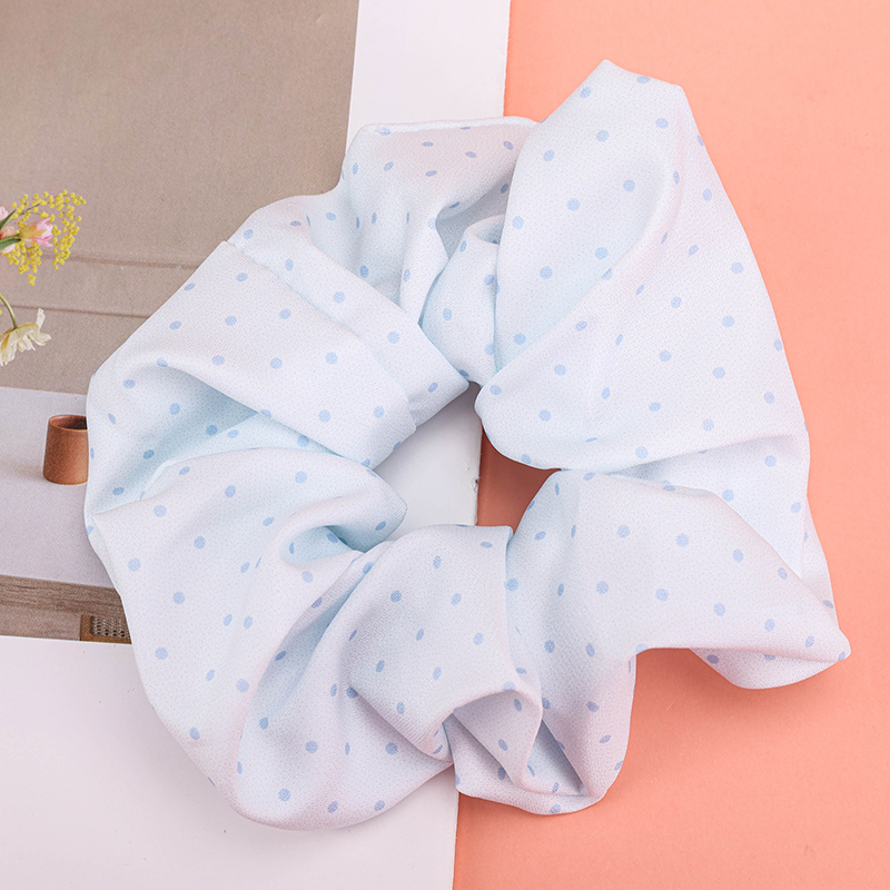 Colored Wave Dot Hair Tie