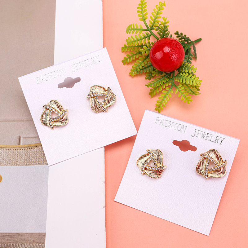 Triangle Hollow Ear Studs