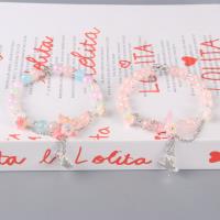 JL珠光蝶花钢圈手链 3