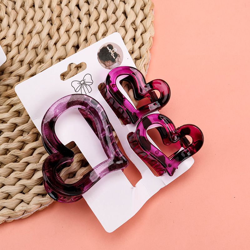 Heart Hair Claw Clip