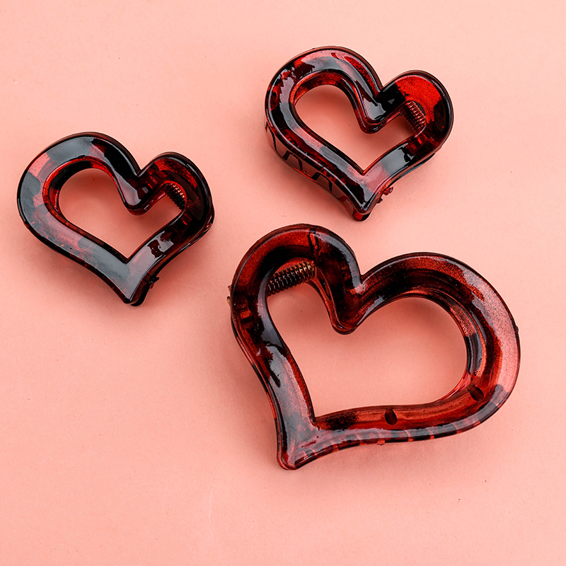 Heart Hair Claw Clip