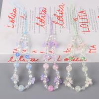 JL冰裂珍珠花手机链 2