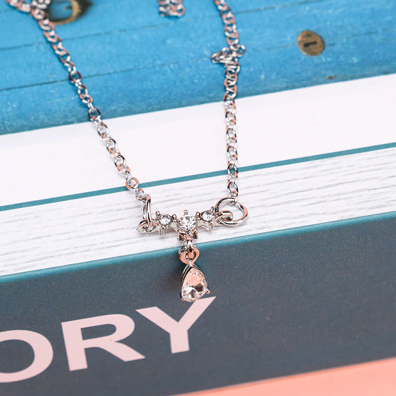 Teardrop Cubic Zirconia Necklace