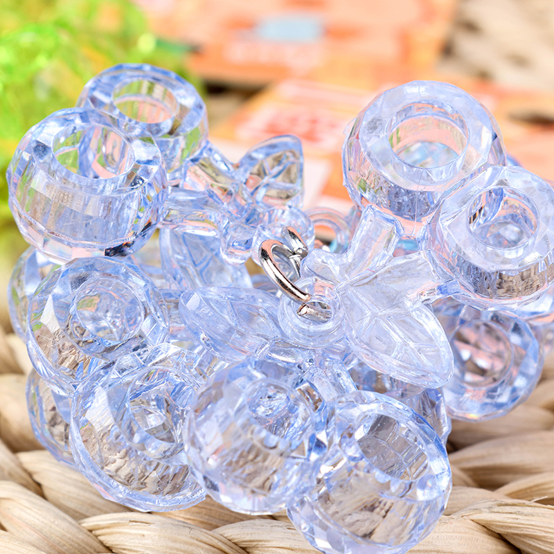 Crystal Grape Cluster Bag Charm