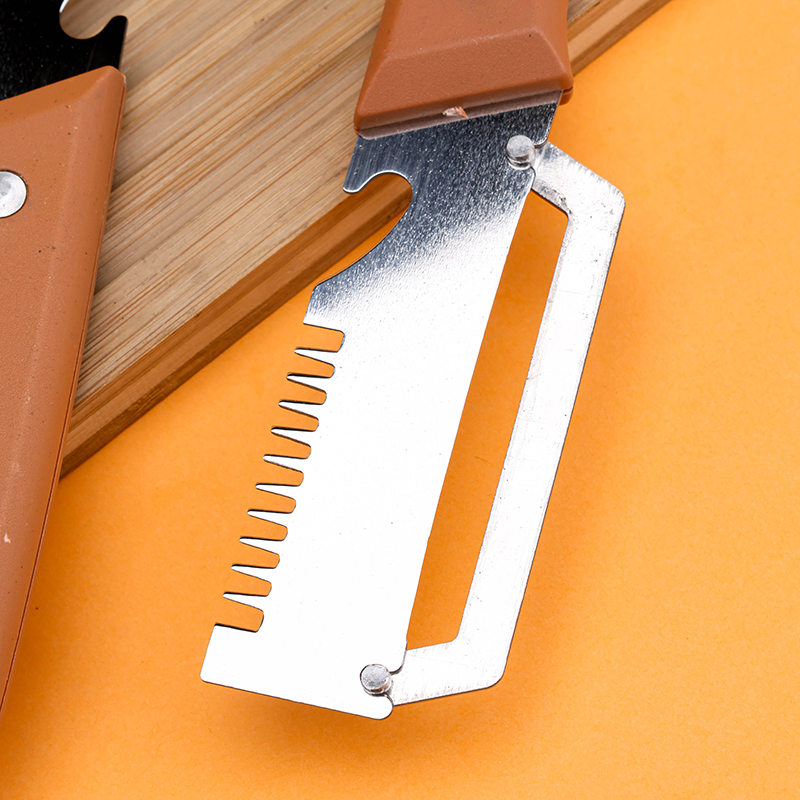 Multi-functional plastic handle peeler
