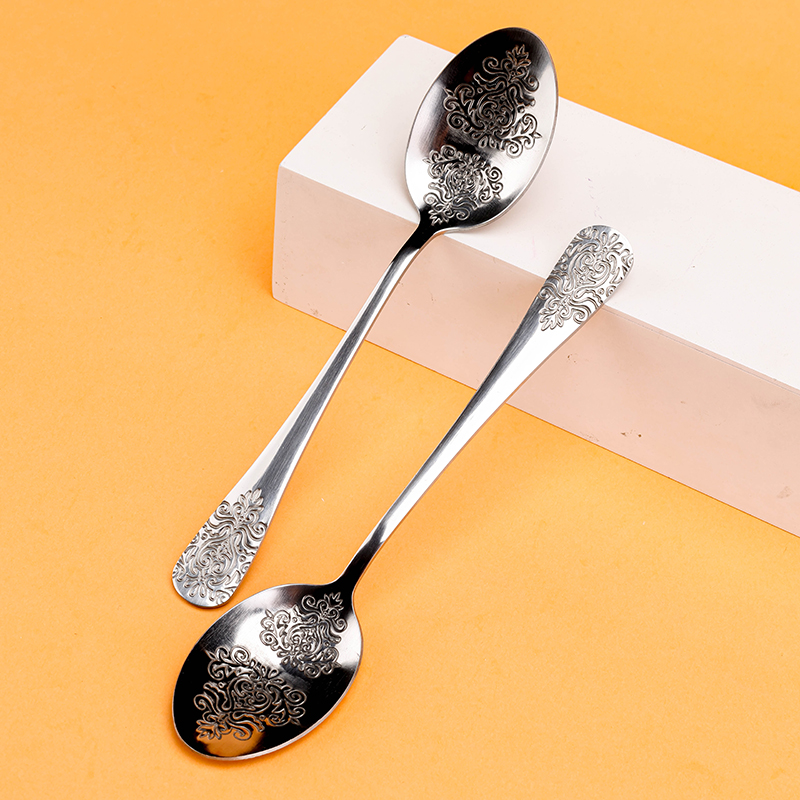 Silver Stainless Steel Pointy Spoon
