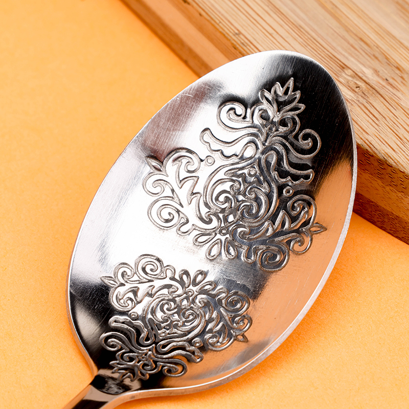 Silver Stainless Steel Pointy Spoon