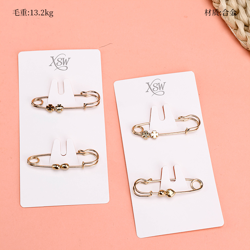 New Simple Waist Buckle Brooch Alloy 4011000149