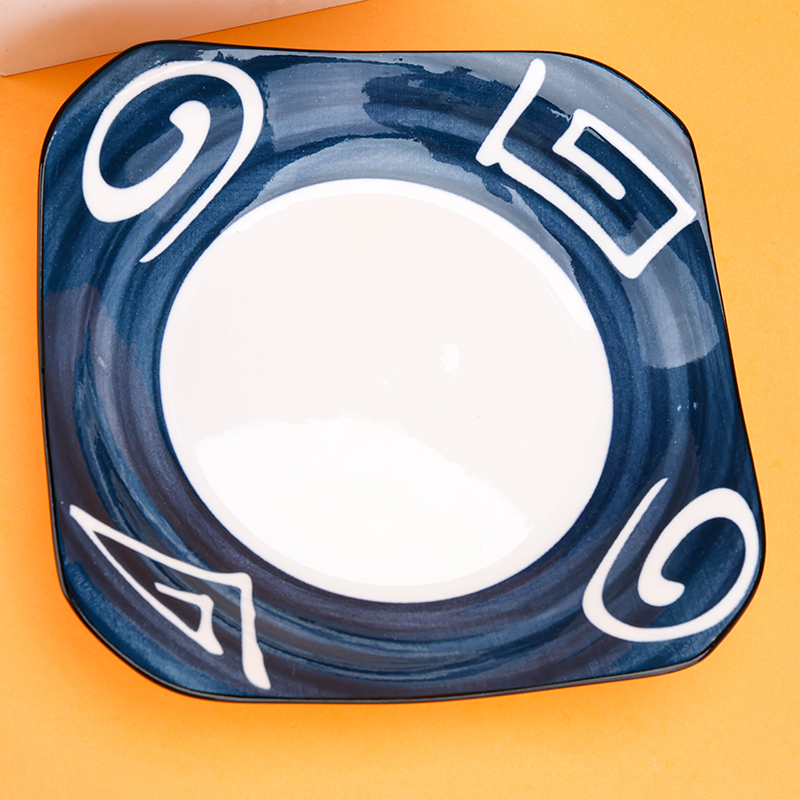 8.5 Inch Screw Pattern Ceramic Plate
