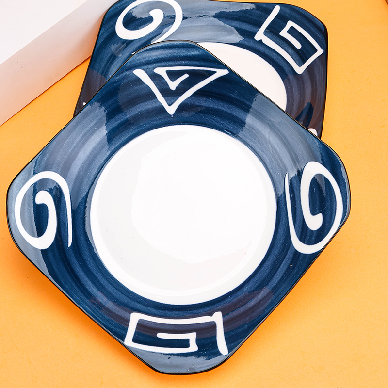 8.5 Inch Screw Pattern Ceramic Plate
