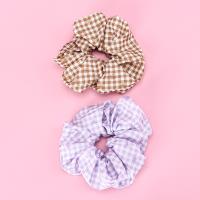 Bow Check Large Polyester Hair Scrunchie 4012102047