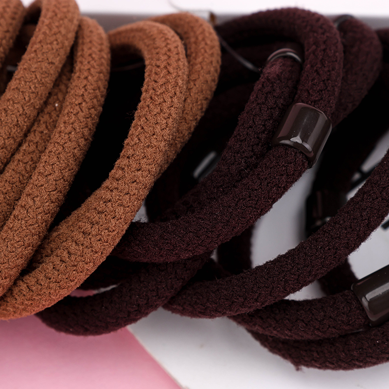 Hangka Seven Curry Short Tube Hair Bands Nylon