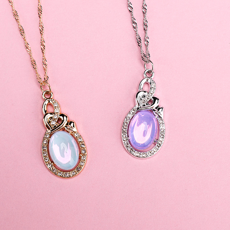 Heart Lock Cubic Zirconia Necklace