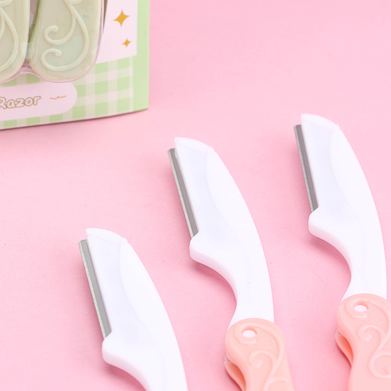 YH-407 Folding Eyebrow Razor 3-Pack