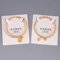 JY波浪螺纹金手镯 2
