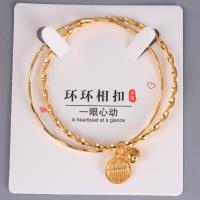 JY波浪螺纹金手镯 3