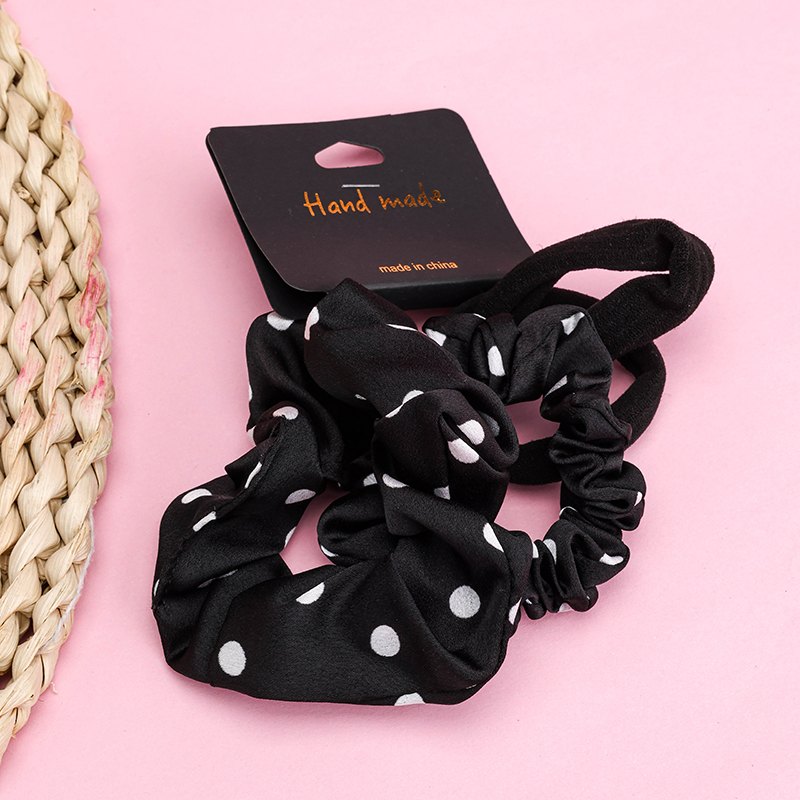 Satin Printed Scrunchie Set
