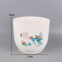 HC636白印花花盆 3