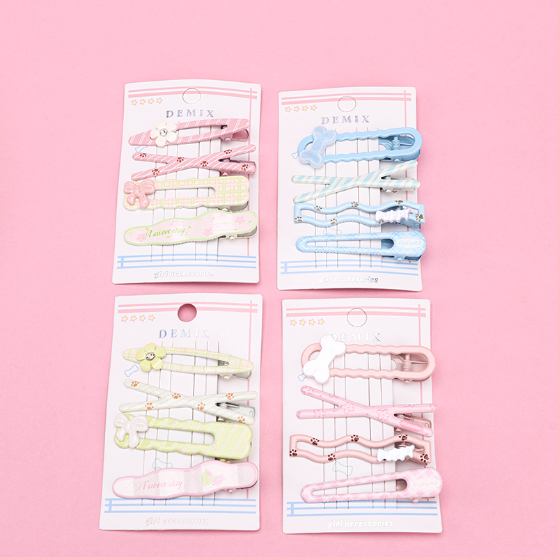 Printed Shape Duckbill Clip Set