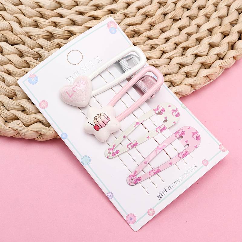 Alloy Star Duckbill Hair Clip Set 4010402888
