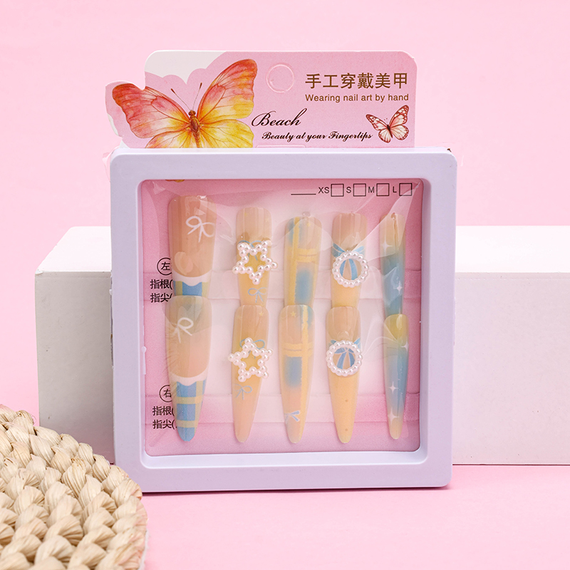 French Bead False Nails