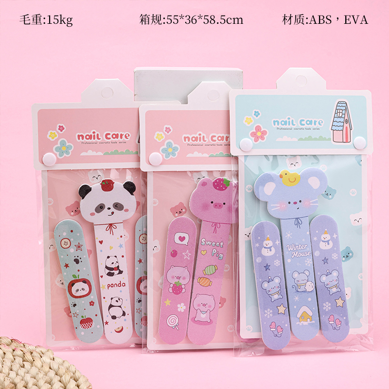 S-668 Three Cartoon Nail Files ABS EVA 4031500071
