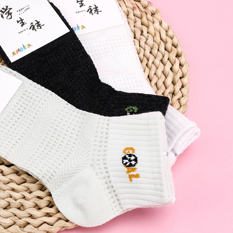 Men's Cotton Hollow Boat Socks