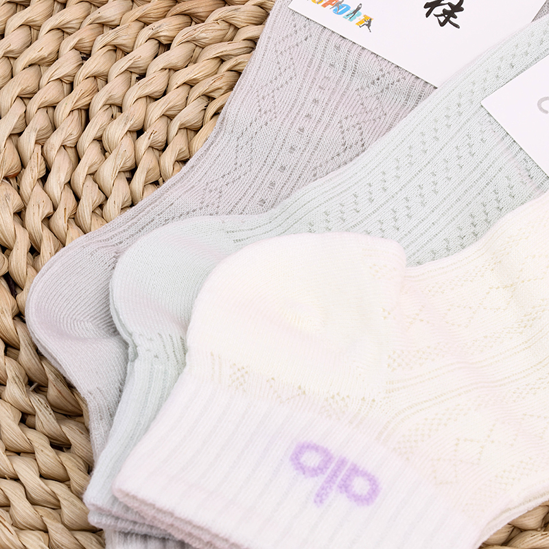 Women's Cotton Hollow Boat Socks