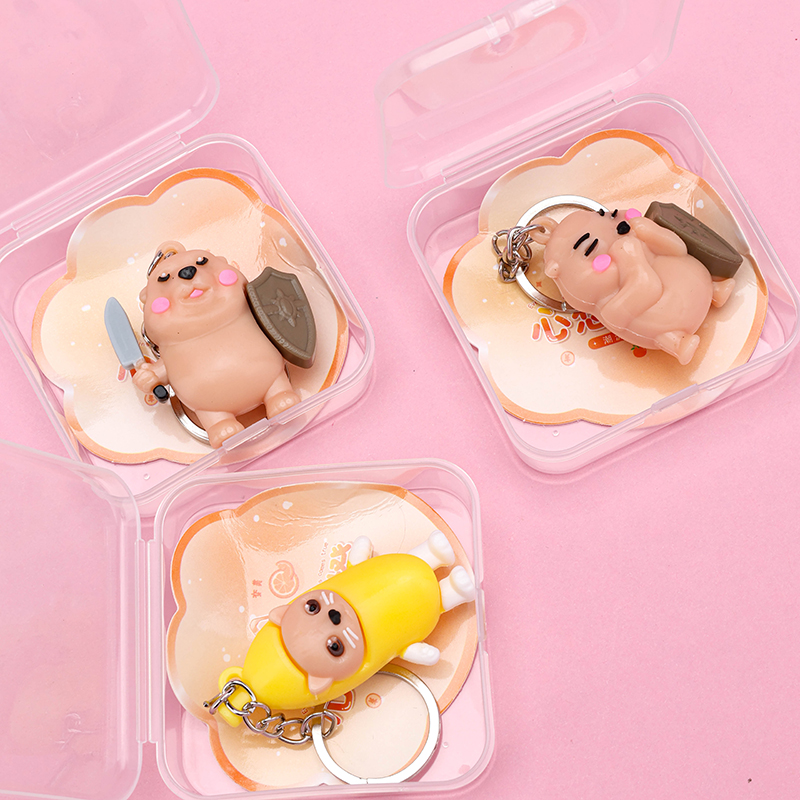 Shield Beaver Silicone Bag Charm
