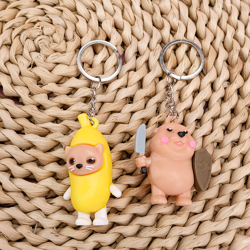 Shield Beaver Silicone Bag Charm