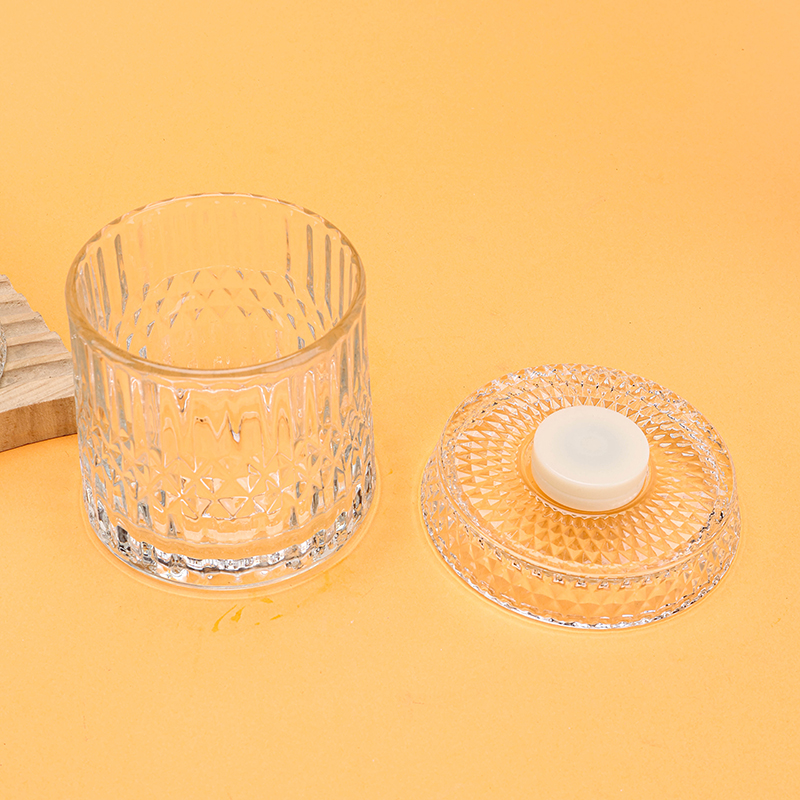 Rotating Glass Cup with Base
