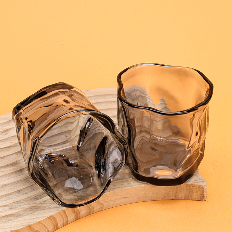 Juxin twist glass (amber soot)