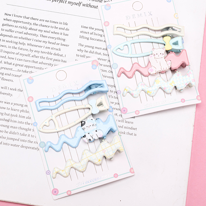 Cat Shape Duckbill Clip Set