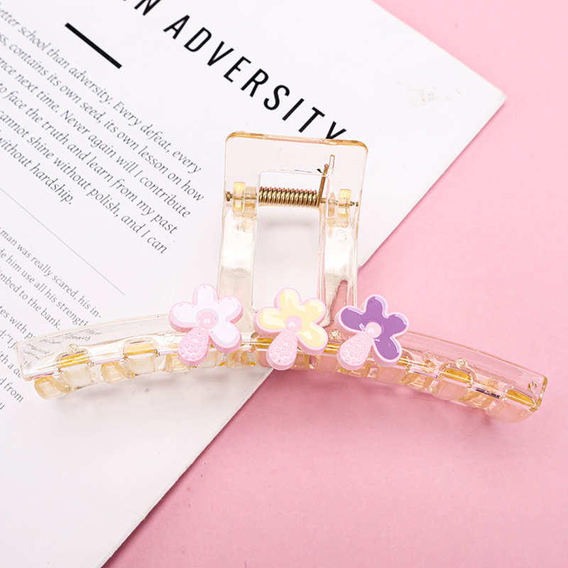 13 cm Flower Heart Large Hair Claw Clip