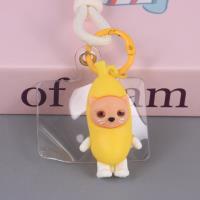MN香蕉猫棉绳手机链 4