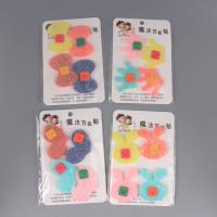 DFN亮彩布标熊发贴混（款式随机） 2