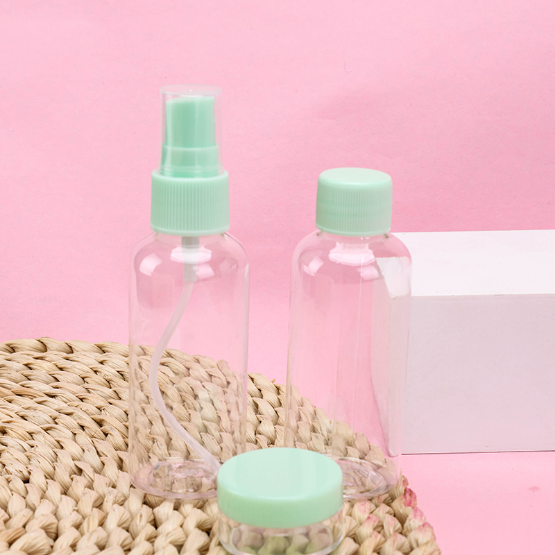 60ml Spray Bottle and Cream Jar Set 2-Piece PET 4030300142