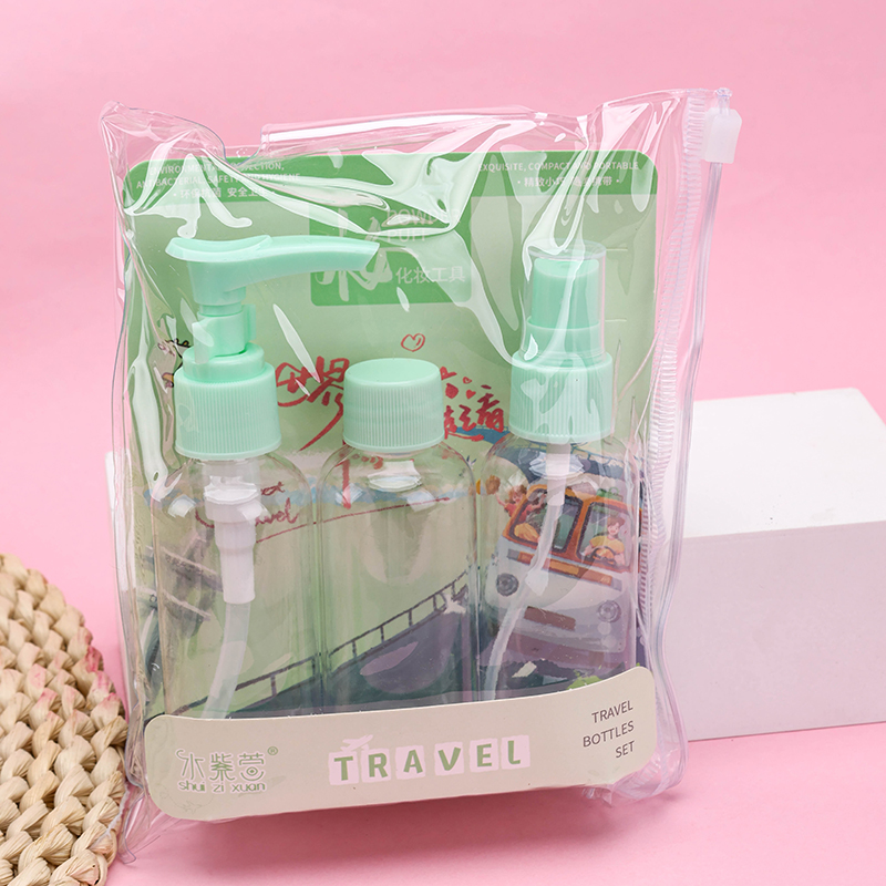 60ml Spray Bottle Set 3-Piece PET 4030300143