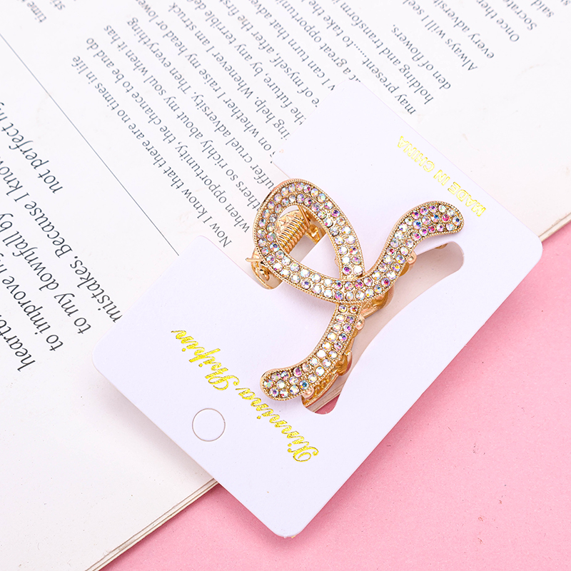 Rhinestone Medium Hair Claw Clip 4012000370