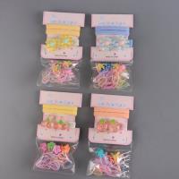 WH彩水晶卡通小爪皮筋四件套 2