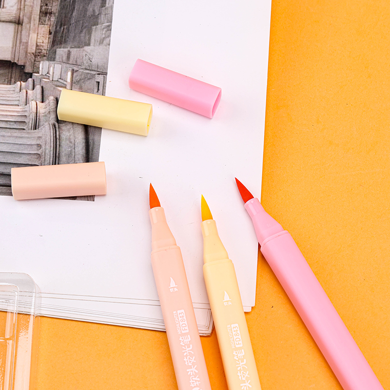 6 Piece Soft Tip Highlighter Set