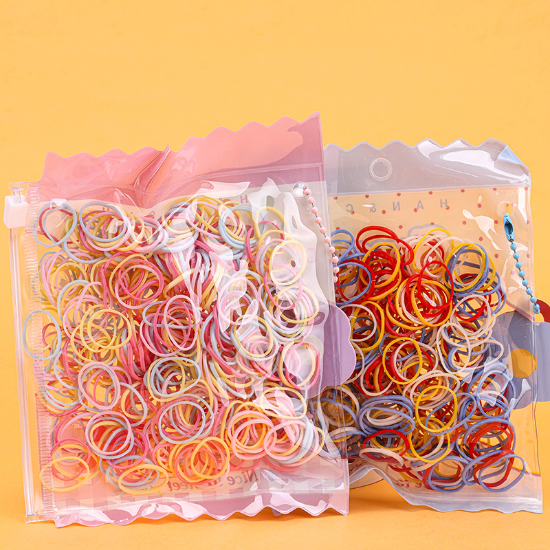 Candy Zipper Bag Children Pull Constant Hair Elastic Color