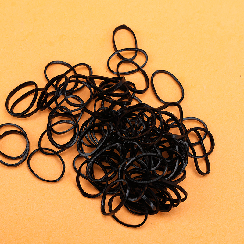 Candy Zipper Bag Children Pull Constant Hair Elastic Black