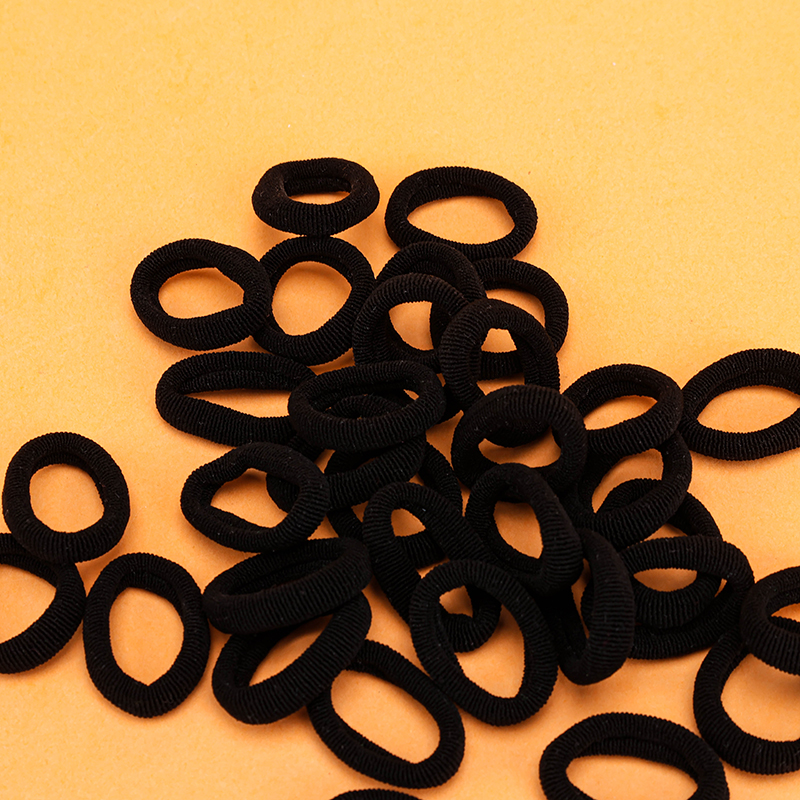 Sweetheart Princess Towel Ring Hair Elastic Black Spandex