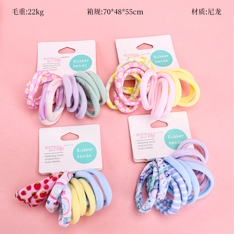 Mixed Color Cotton Leather Hair Band