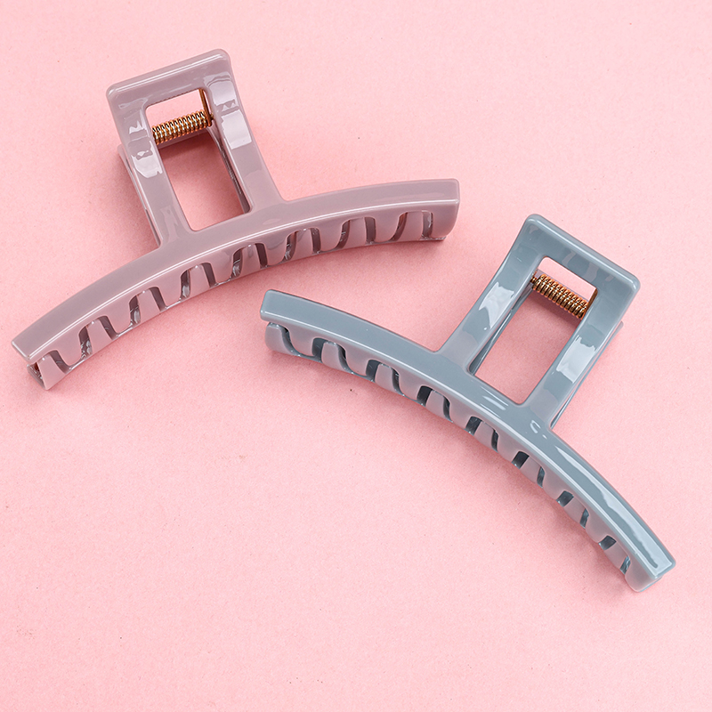 11 cm Plastic Hair Claw Clip Morandi Straight 4011801334