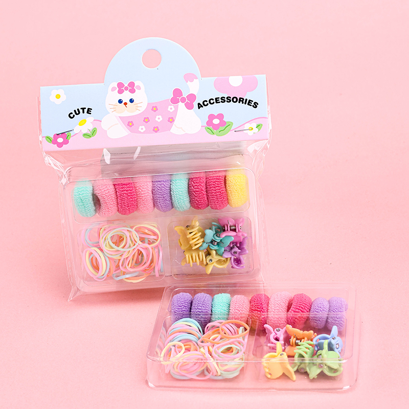 Mini Claw Hair Tie Combo Color