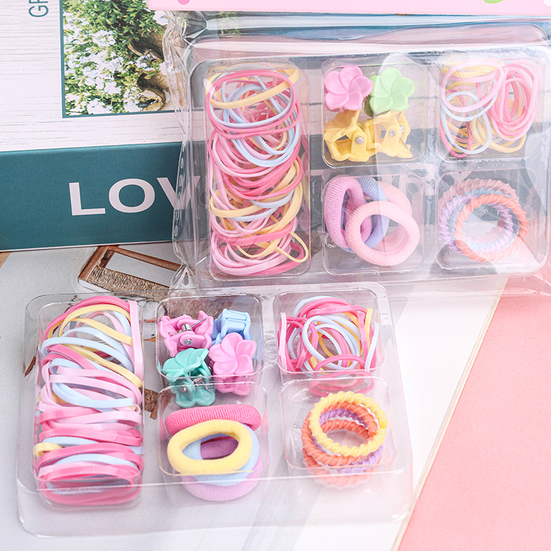 Mini Claw Hair Tie Set Color