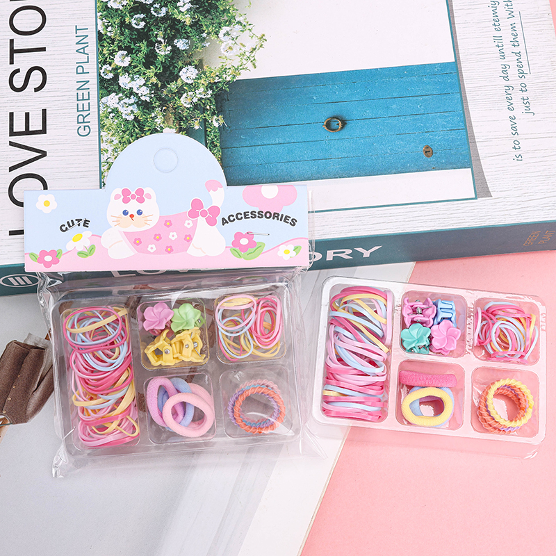 Mini Claw Hair Tie Set Color