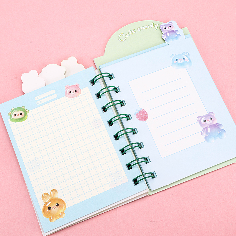A7 Candy Cute Spiral Notebook